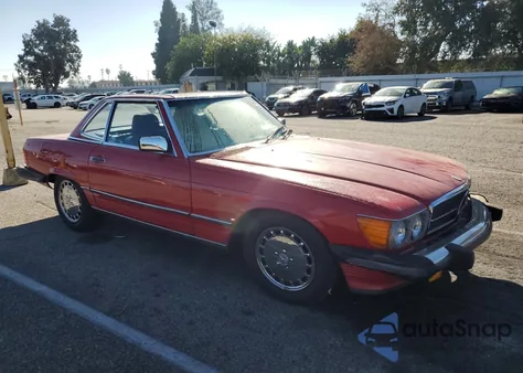 1987 Mercedes-Benz 560 Sl z USA, uszkodzony, nr VIN WDBBA48D7HA057689